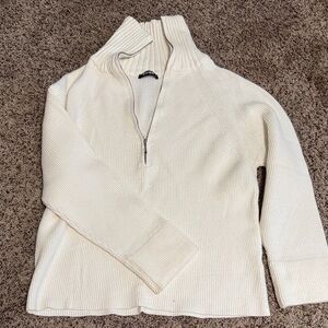 Amazon Cream Cowl Neck Sweater